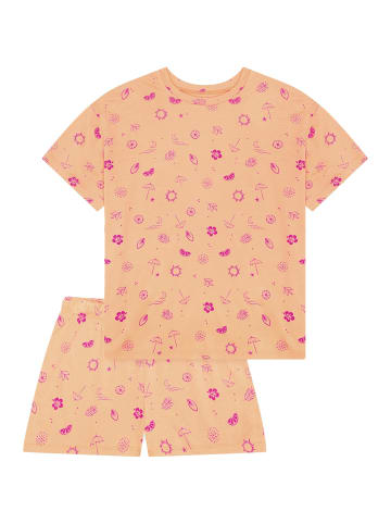 Schiesser Schlafanzug Nightwear Modal in Pfirsich