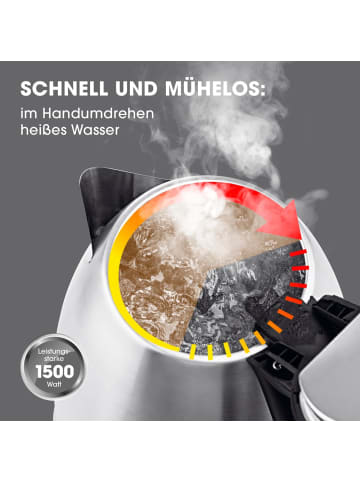 Gourmetmaxx GOURMETmaxx Wasserkocher - 1,8l - Edelstahl