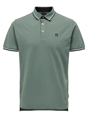 ONLY & SONS Poloshirt Onsefletcher in Dark forest