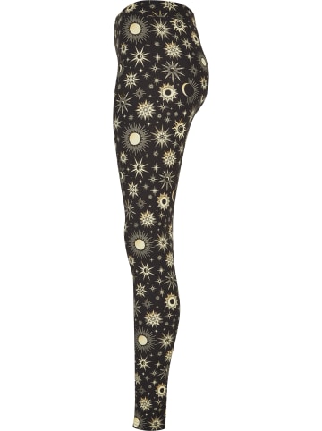 Urban Classics Urban Classics Damen Ladies Soft AOP Leggings in blacksun