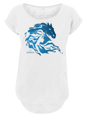 F4NT4STIC T-Shirt Disney Frozen 2 Nokk Wassergeist Pferd Silhouette in weiß