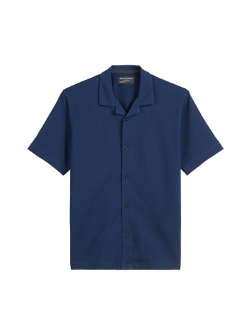 Marc O'Polo DfC Seersucker-Jerseyshirt regular in Iris Ink
