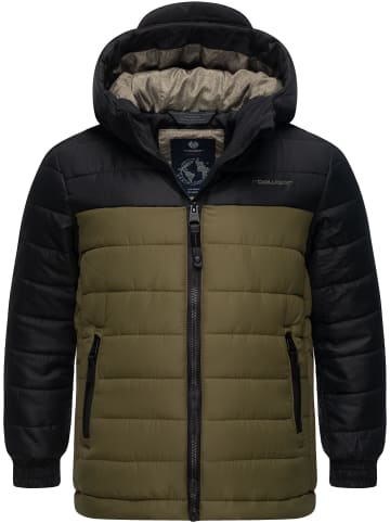 ragwear Winterjacke Coolio Blocks in Black