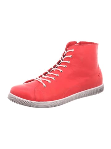 Esgano Damenschnürrstiefel kalt flach  in  Pink