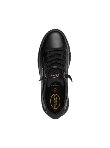 Tamaris Komfortable Low-Top-Sneaker mit Schnürung Schwarz
