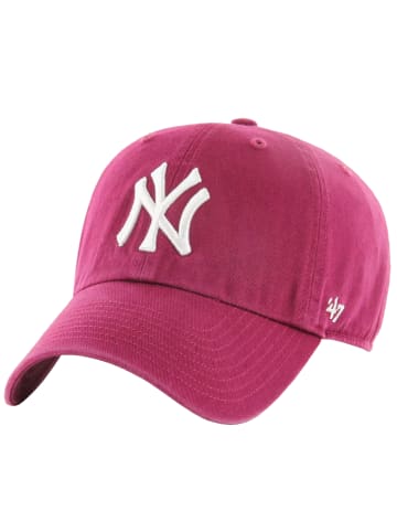 47 Brand 47 Brand New York Yankees Clean Up Cap in Dunkelrot