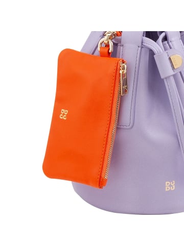 DuDu Beuteltasche Leder 14 cm in provence lilac