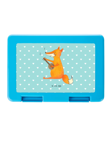 Mr. & Mrs. Panda Lunchbox Fuchs Gitarre ohne Spruch in Türkis Pastell