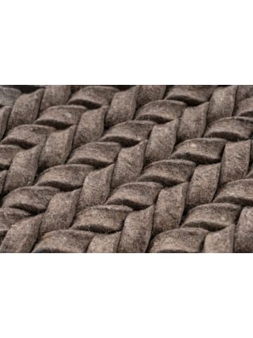Kayoom Kurzflor Teppich Robbie 125 in taupe - rechteckig