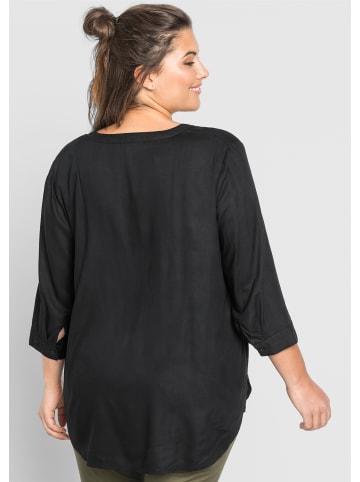 sheego Tunika in schwarz