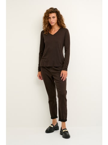 Cream Langarm-Shirt Naia Regular fit in Java