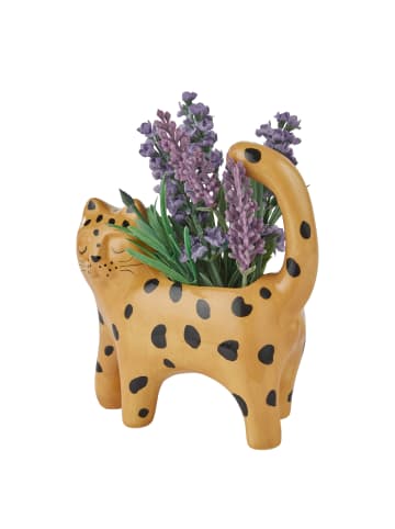 Butlers Vase LITTLE LEO Leopard in Hellbraun