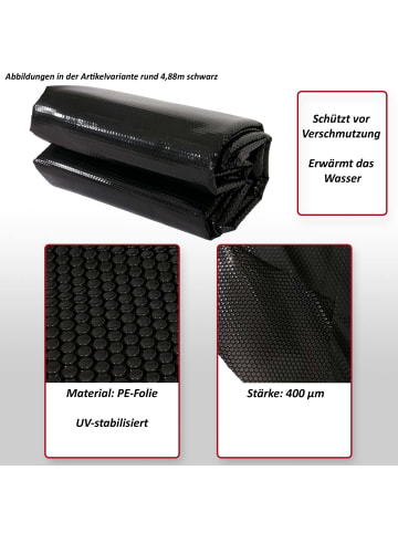 MCW Pool-Abdeckung Wärmeplane, Rund 5,48m blau