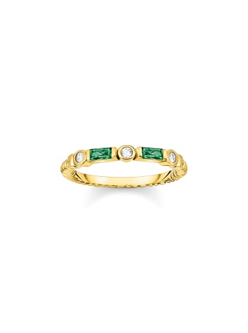 Thomas Sabo Ring in gold, grün