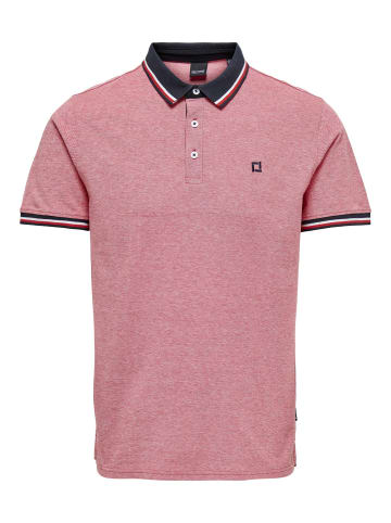 ONLY & SONS Polo in Racing Red