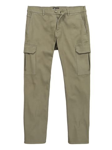 Men Plus Jeanshose in khaki grün