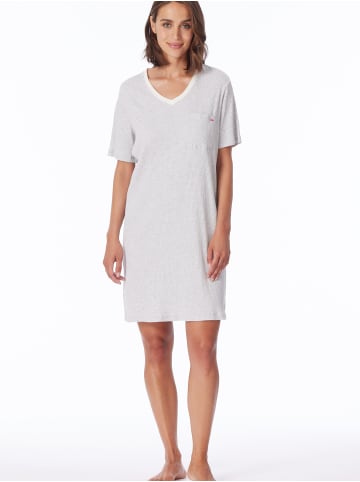 Schiesser Nachthemd Casual Nightwear in Grau