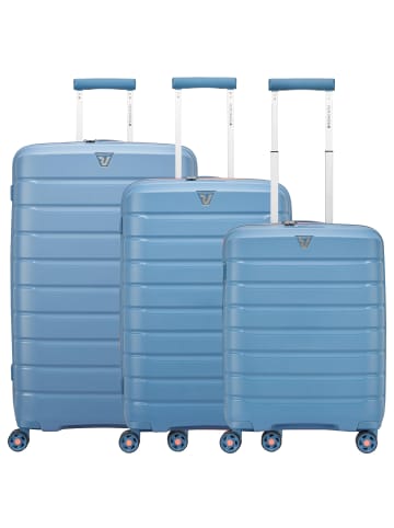 Roncato B-Flying Neon - 4-Rollen Trolley Set 3tlg. in avio