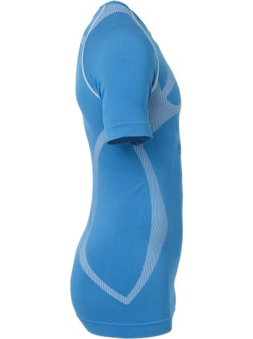 Kempa Sportshirt "Attitude Pro Shortsleeve" in Blau