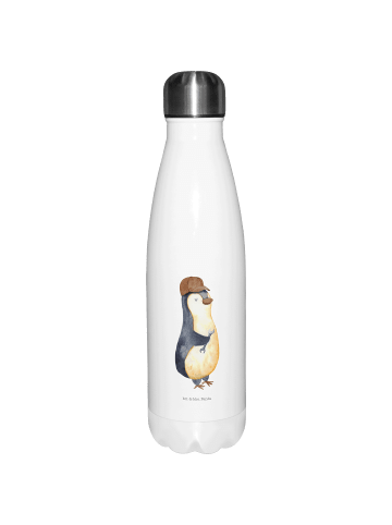 Mr. & Mrs. Panda Thermosflasche Wenn Papa es nicht reparieren ka... in Weiß