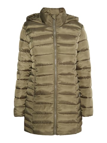 myMo Damen Leichte Steppjacke in Militäroliv