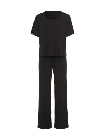 LSCN BY LASCANA Pyjama in schwarz