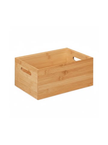 relaxdays Aufbewahrungsbox in Natur - (B)30 x (H)14 x (T)20 cm