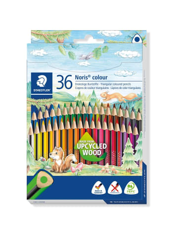 Staedtler Farbstift Noris colour ca. 3mm farbig sortiert Packung mit 36 Farben