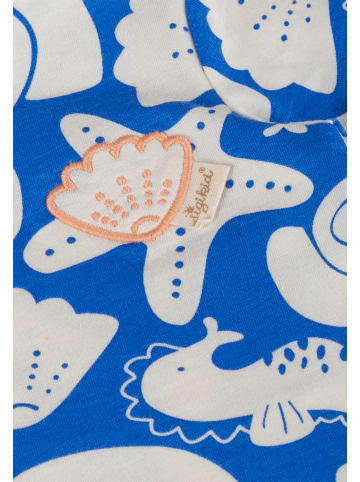 Sigikid Kleid Sea You in Blau/Weiß