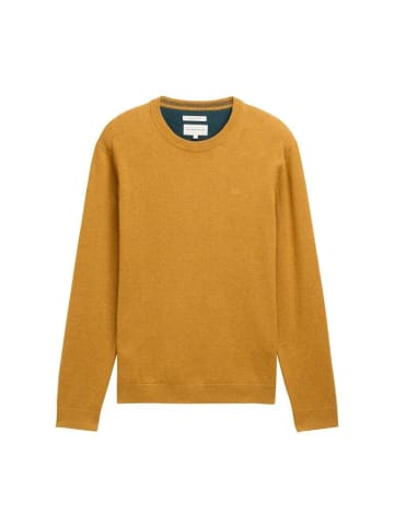 Tom Tailor Pullover in mustard melange