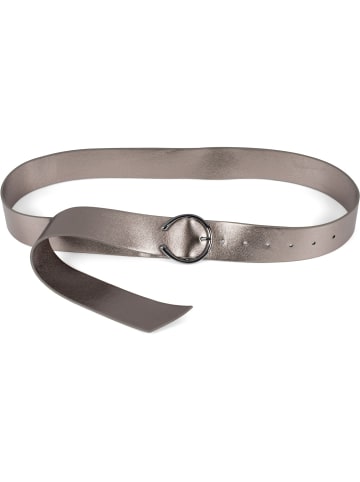 styleBREAKER Taillengürtel in Silber Metallic