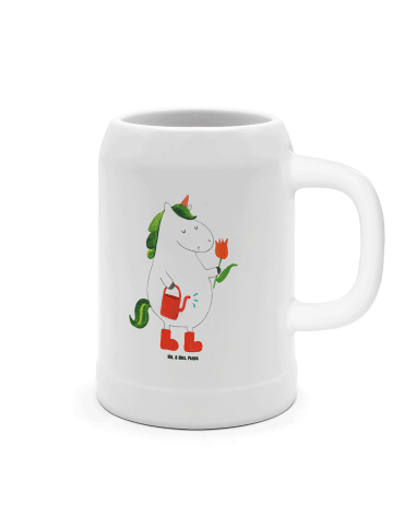 Mr. & Mrs. Panda Bier Seidel Einhorn Gärtner ohne Spruch in Weiß