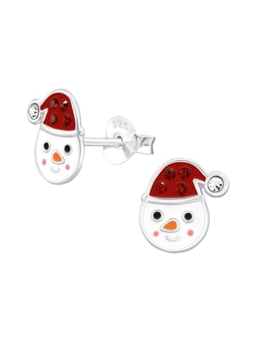 Alexander York Ohrringe, Ohrstecker SCHNEEMANN Kristall rot in 925 Sterling Silber, 2-tlg.