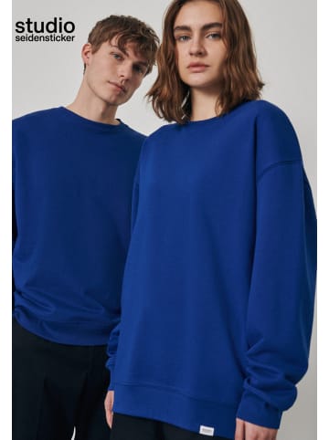 Studio Seidensticker Sweat-Shirt Oversized in Mittelblau