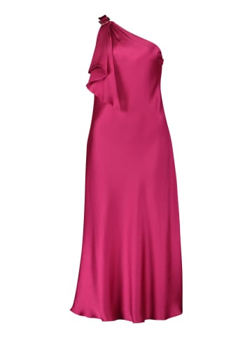 Vera Mont Cocktailkleid mit Volant in Deep Fuchsia