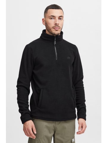 BLEND Fleecejacke BHFlint 20716649 ME warmer Fleecetroyer mit Logo-Stickerei in nachtschwarz