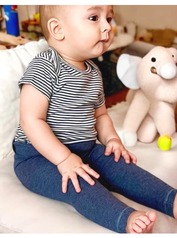 OrganicEra Baby Leggings in Indigo Melange