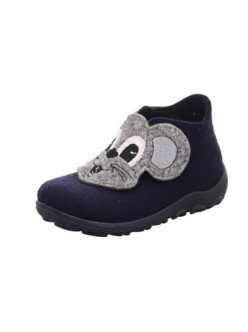 superfit Geschlossener Hausschuh HAPPY OCTI in Blau/Grau