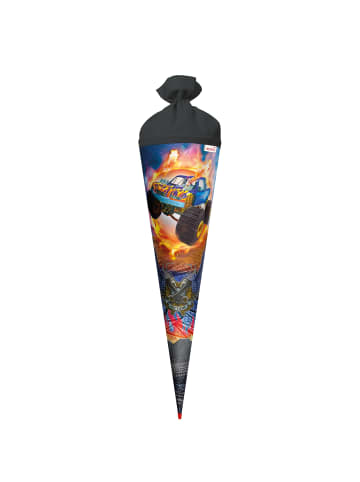 ROTH Schultüte groß Monstertruck Fire 70 cm in Orange
