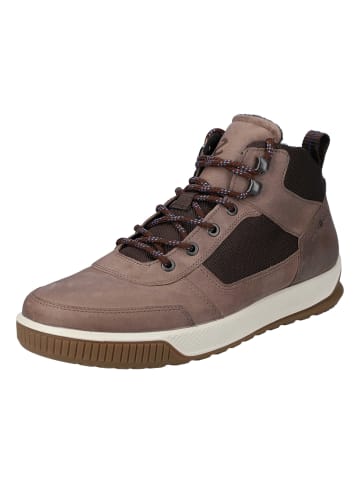 Ecco Hightop-Sneaker Byway Tred in taupe/coffee