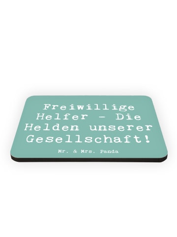 Mr. & Mrs. Panda magnet Spruch Freiwilliger Held mit Spruch in Meeresbrise