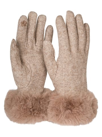 styleBREAKER Touchscreen Handschuhe in Braun