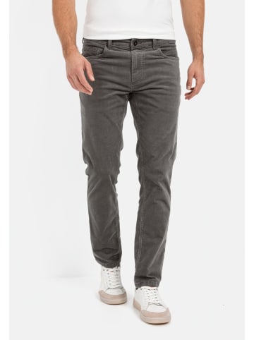 Camel Active Regular Fit 5-Pocket Cordhose in Steingrau