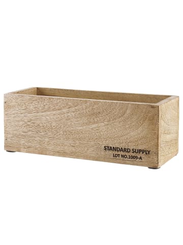 Butlers Holzkasten STANDARD SUPPLY in Braun