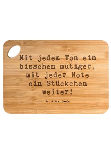 Mr. & Mrs. Panda holzschneidebrett Spruch Ein neues Musikinstrum... in Braun