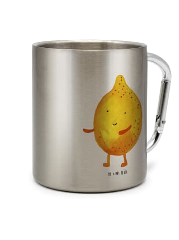 Mr. & Mrs. Panda Thermobecher Beste Freunde Zitrone ohne Spruch in Silber
