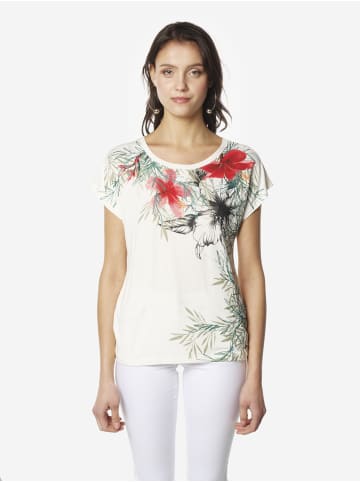 KOROSHI Damen Tshirt in weiß