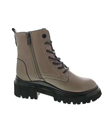 Tom Tailor Schnürstiefel Beige