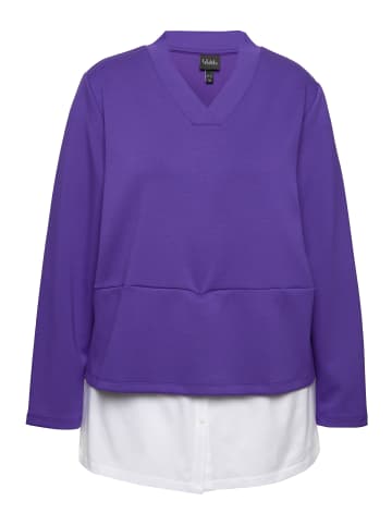 Ulla Popken Sweatshirt in lilie