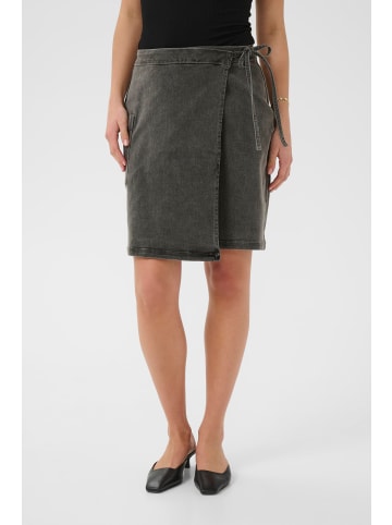 Kaffe Denimrock KAzina Regular fit in Medium Grey Denim